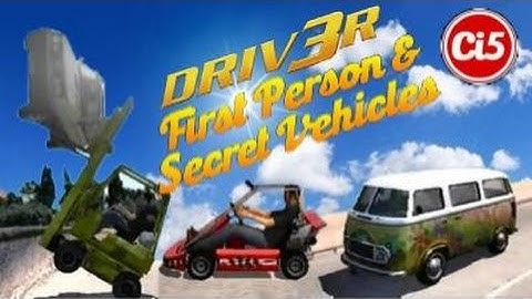 DRIV3R (First Person & Secret Vehicles)