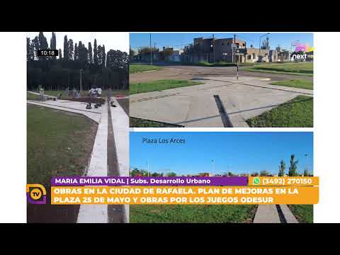 María Emilia Vidal - Sobre obras en Rafaela
