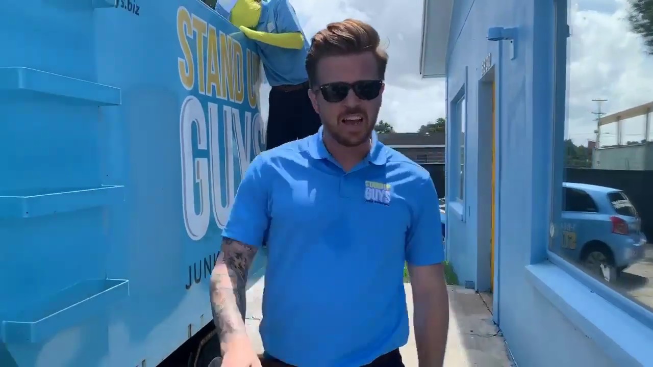 Stand Up Guys Junk Removal The Greatest Junk Removal Company on Earth YouTube