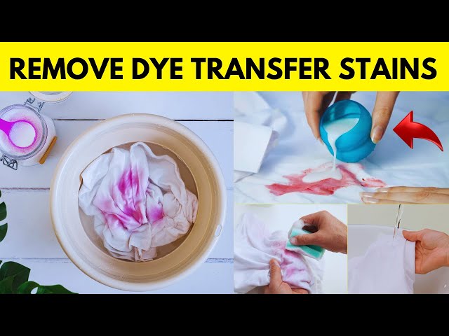 removing dye transfer stains｜TikTok Search
