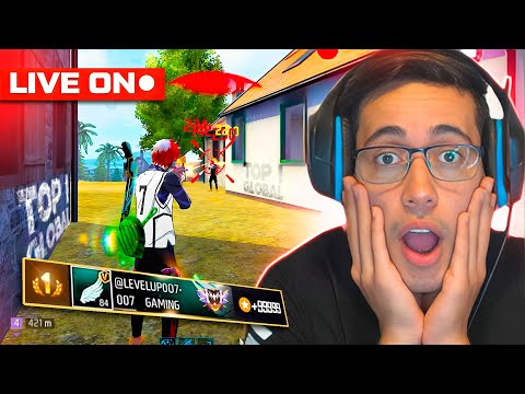 💙 FREE FIRE AO VIVO 🔴 A MELHOR DA SUA TARDE! JOGANDO COM INSCRITOS NA RANK 🔴 LEVEL UP AO VIVO