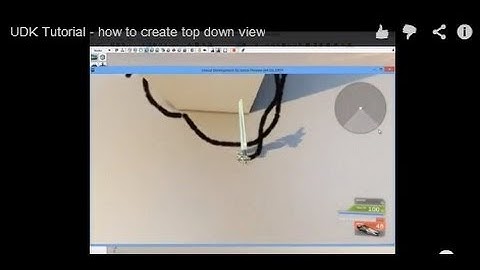 UDK Tutorial - how to create top down view