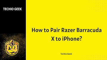 How to Pair Razer Barracuda X to iPhone?