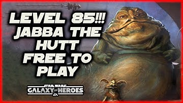 Level 85 in 110 Days!!  And My First Gear 12 Character (She WOMPS) - Free to Play Galaxy of Heroes!