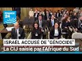 Israël accusé de "génocide" à Gaza : la Cour internationale de justice saisie par l