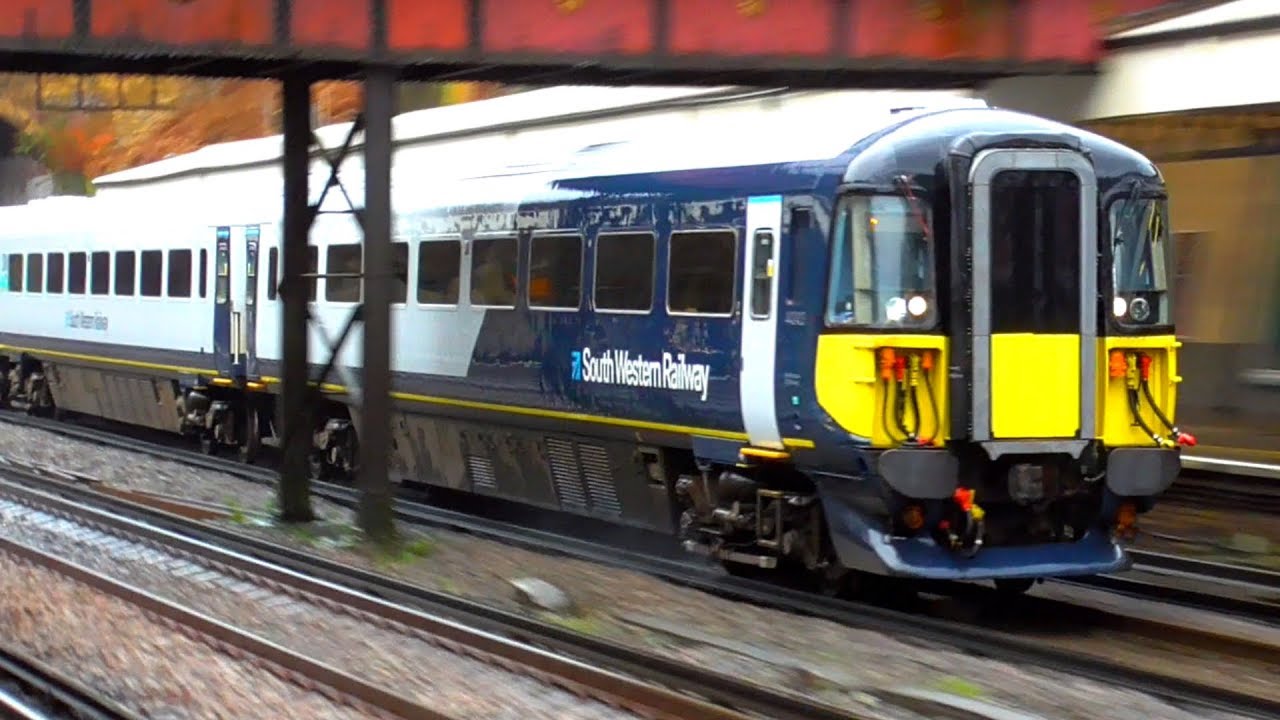 Trains at Weybridge - 20/02/20