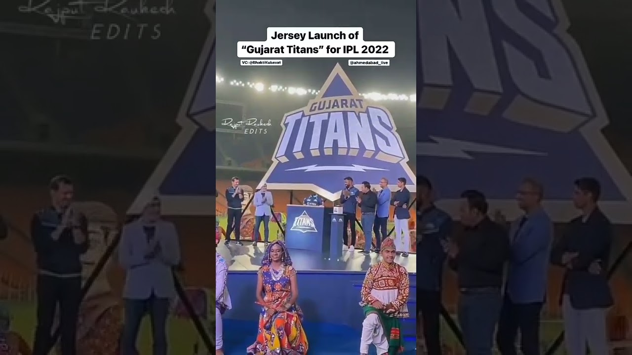 Jersey Launch Of Gujarat Titans|| Ipl 2022|| 