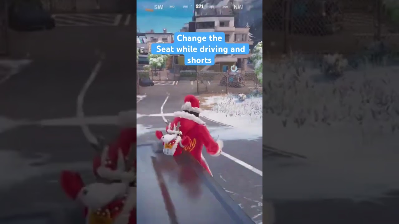 Fortnite simple tactic change seat while driving then shoot C6S1 