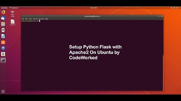 Setup Python Flask with apache on linux ubuntu #ubuntu #flask #python