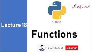 18 Functions in python (Urdu/Hindi)