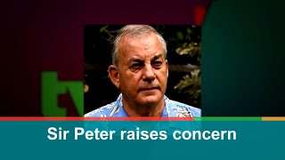 Sir Peter Raises Concern