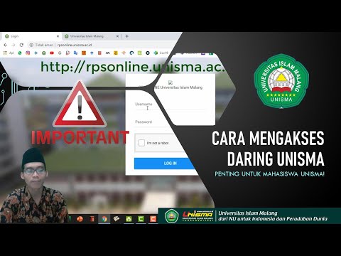 CARA AKSES PEMBELAJARAN DARING UNISMA Malang! Penting untuk Mahasiswa