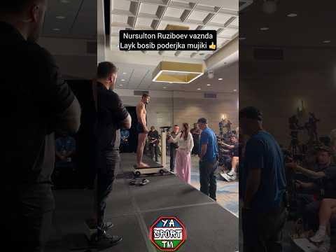 Nursulton Ruziboev yangi jangi oldi tarozi UFC 319 🇺🇿 #shorts #uzb #uzbekistan #mma #ufc #ufc319