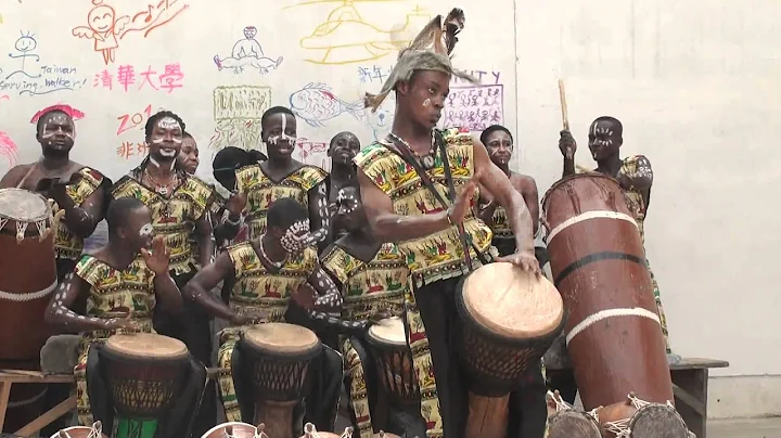 djembe precaution Unity Drum, in Cape Coast, Ghana