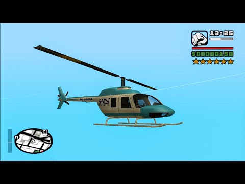 How To Get The News Chopper From Police In GTA San Andreas