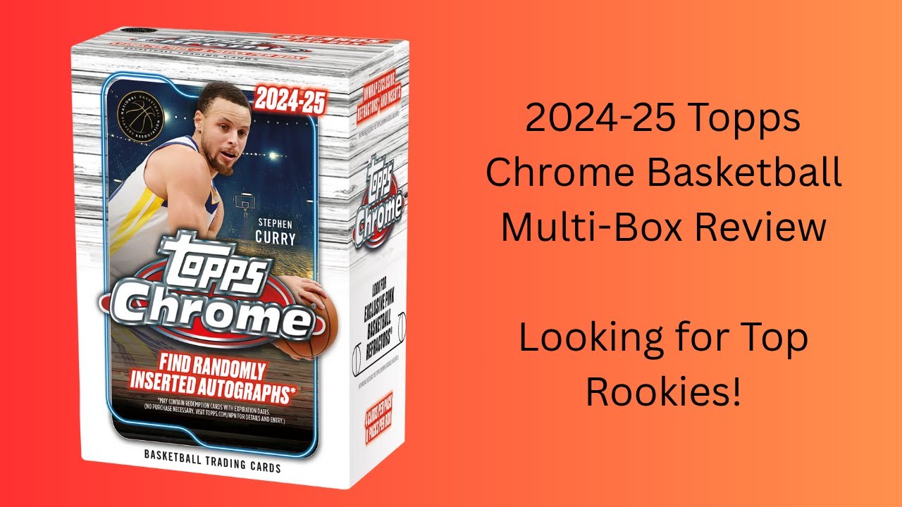🔥New 2024-25 Topps Chrome Basketball Multi-Box Blaster Review🔥
