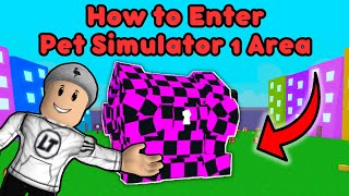 How to *ENTER* April Fools Area | Eat 30 Fruits / Break Error Chests FAST | Pet Simulator X (ROBLOX)