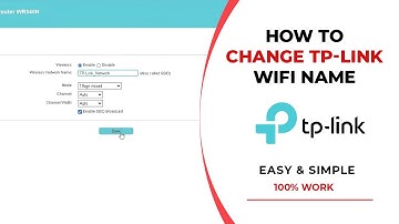 How To Change Wifi Name TP Link Router