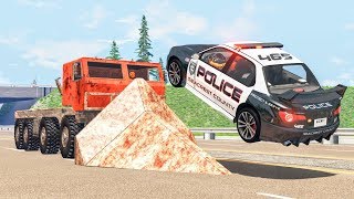 Crazy Police Chases #106 - BeamNG Drive Crashes