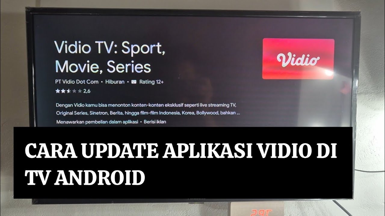 Cara Update Aplikasi Vidio Di Tv