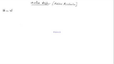 Combined Maths Relative Acceleration 1