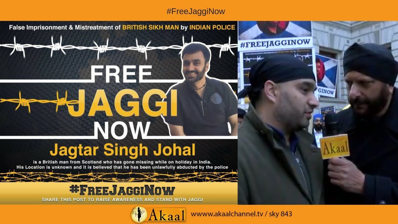 PROTEST For Jagtar Singh Johal 