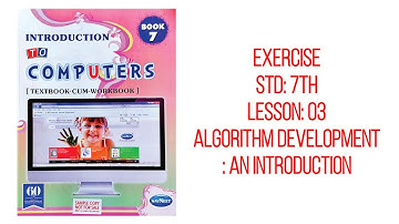 Algorithm Development 03 | STD 7 | Introduction to Computers | Exercise Q&A Explained | Kids School
