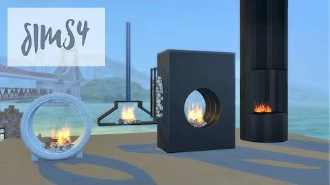 Sims 4 | Modern Fireplace Ideas | NOCC | Console (PS4)