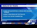 Police: Man dead after being struck by train in Knoxville