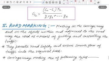 Traffic Engineering and management | Lecture 18 | B-tech 7th semester class