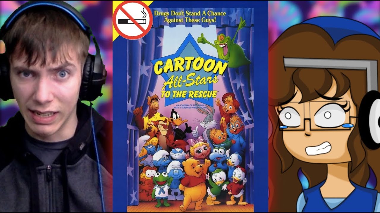 Cartoon All-Stars to the Rescue REACTION (anti drug video)- CRINGE ...