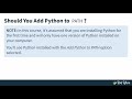 Installing and Setting Up Python - Windows - Python Basics