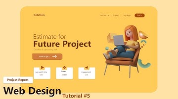Marketing / Project landing Page/ Web UI UX Design In Adobe XD |Web Design Tutorial #5 #webdesign