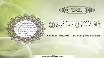 001| Sura El-Fatiha | Sheikh Sa'd el-Gamidi | El-Huzejfi | Muhamed Ejub | Faris Abad | سورة الفاتحة