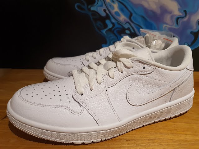 EP. 134 Air Jordan 1 Low Golf Triple White Review (Tips for real