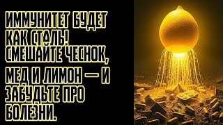 Иммунитет будет как сталь! Смешайте чеснок, мед и лимон — и забудьте про болезни