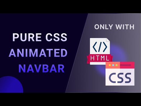 CSS Navigation Bar Hover Effects 😎 | HTML & CSS Only | CSS Hover Animation ❤️