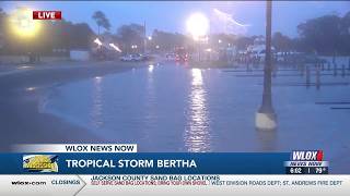 Tracking Bertha: Flooding at the Ocean Springs Harbor