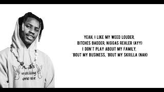 Denzel Curry - BLACK FLAG FREESTYLE ft. That Mexican OT [LYRICS VIDEO]