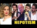 Kangana Ranaut Open INSULTED by Bollywood Celebs for NEPOTISM Comment In Public |Judgemental Hai Kya