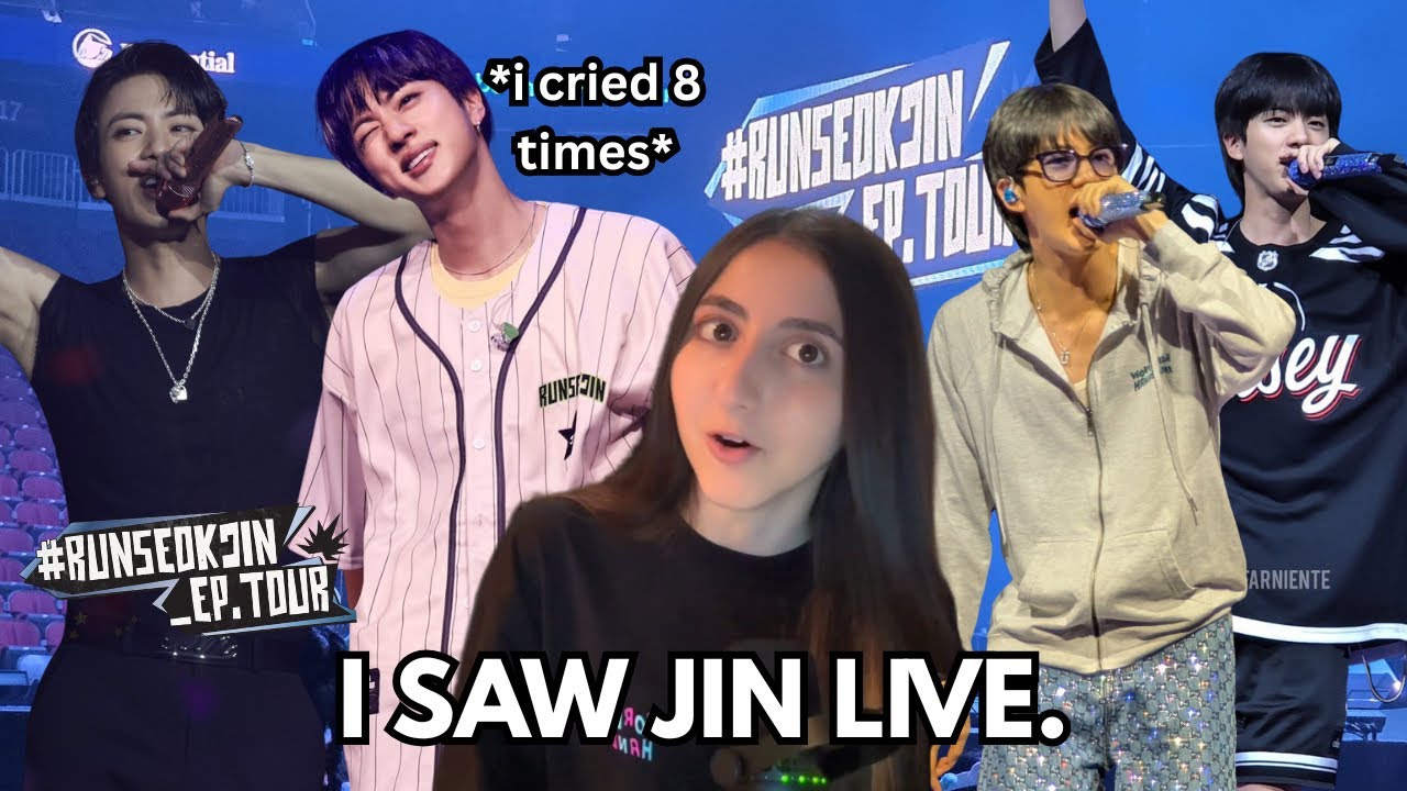BTS JIN ジン RUNSEOKJIN_EP.TOUR in NEW ARK RUNSEOKJIN_EP.TOUR NEWARK DAY 1 | Concert Vlog - YouTube