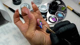 Love How This Set Turned Out | Watch Me Do My Own Nails | Nail Art Tutorial | Using ORIGÉN Products
