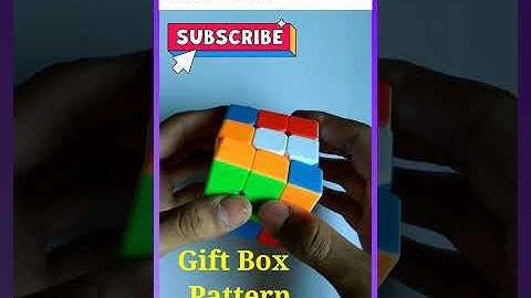 Gift Box Pattern in a Rubik