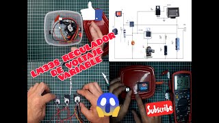 LM338, regulador casero de voltaje de 1.23 a 35 volts hasta 5 amperes y fuente intercambiable