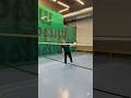 Sulkapallo Liukuu Verkkonauhaa Pitkin - Täydellinen Verkkolyönti #shorts #sulkapallo #badminton