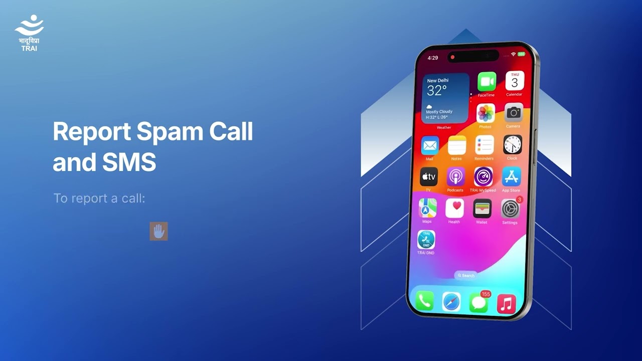 How to Use TRAI DND App on iOS | Enable Extension, Report Spam, Track Complaint|TRAI Official Guide