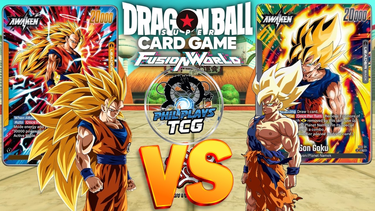 Жёлтый SS3 Гоку против Чёрного Намек Гоку! Геймплей Dragonball Super Fusion World.