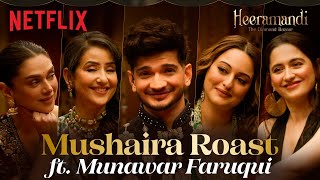 The Cast Of Heeramandi & Munawar Faruqui  The Mushaira ROAST!  | Netflix India
