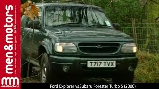 Ford Explorer vs Subaru Forester Turbo S (2000)