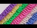 Kürk,  Halka İlmek Örgü /Püsküllü Saçaklı lif / Loop Stitch